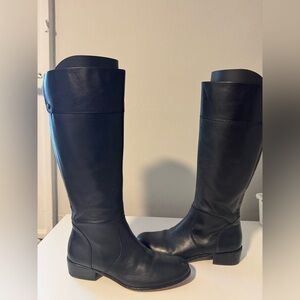 Corso Como Black Below the Knee Riding  Boots